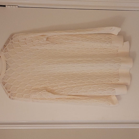 Loft, Women's Long Sleeve Cardigan, Cream, US S - Picture 4 of 5